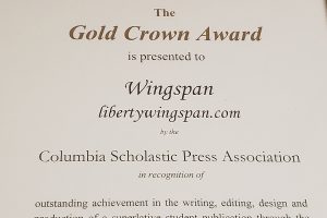 In addition to winning the CSPA Gold Crown this year, Wingspan has received other top honors on the regional, state, and national levels.