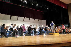 Band and orchestra students are coming together Tuesday and Wednesday at 7 p.m. to perform together as part of their winter concerts in the auditorium. This yearly tradition serves as a chance for students to connect over music.
