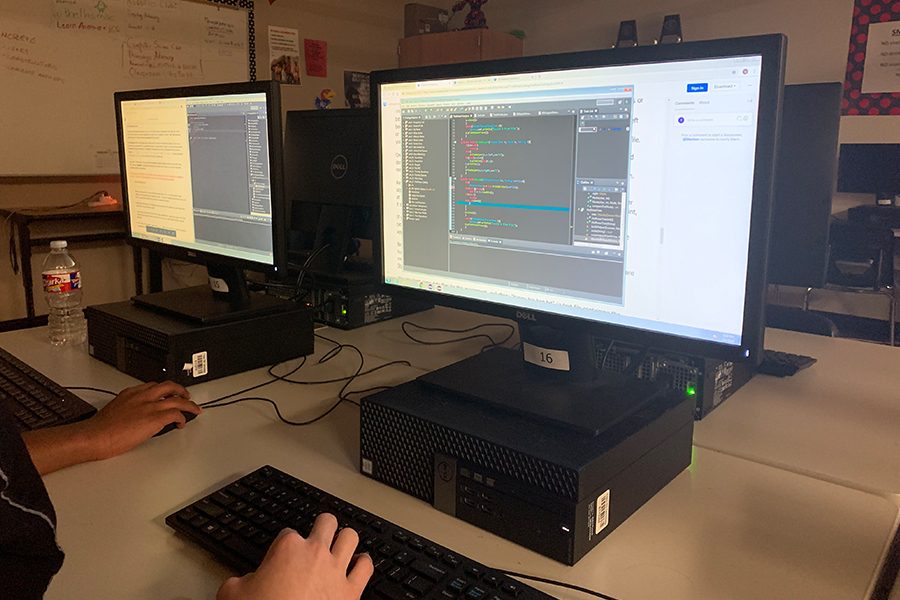 The computer science club will be hosting a coding competition on Saturday to show off their talents in coding. The competition allows students to practice coding and has the goal of increasing club participation.