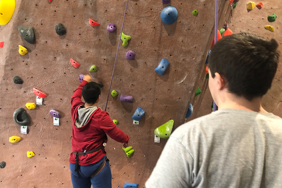 Climbing+the+wall+in+outdoor+ed