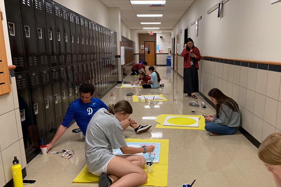 The project allowed students to collaborate with others to study the math in a creative way.