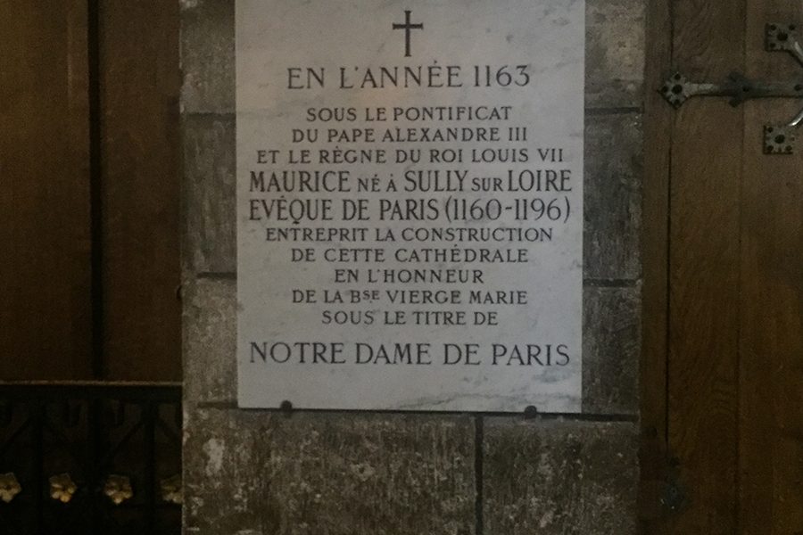 The cornerstone of Notre Dame was laid in 1163, with construction continuing until 1345. The cathedral is the most popular monument in Paris with more than 12 million people visiting it each year, almost double the number of visitors to the Eiffel Tower. 

