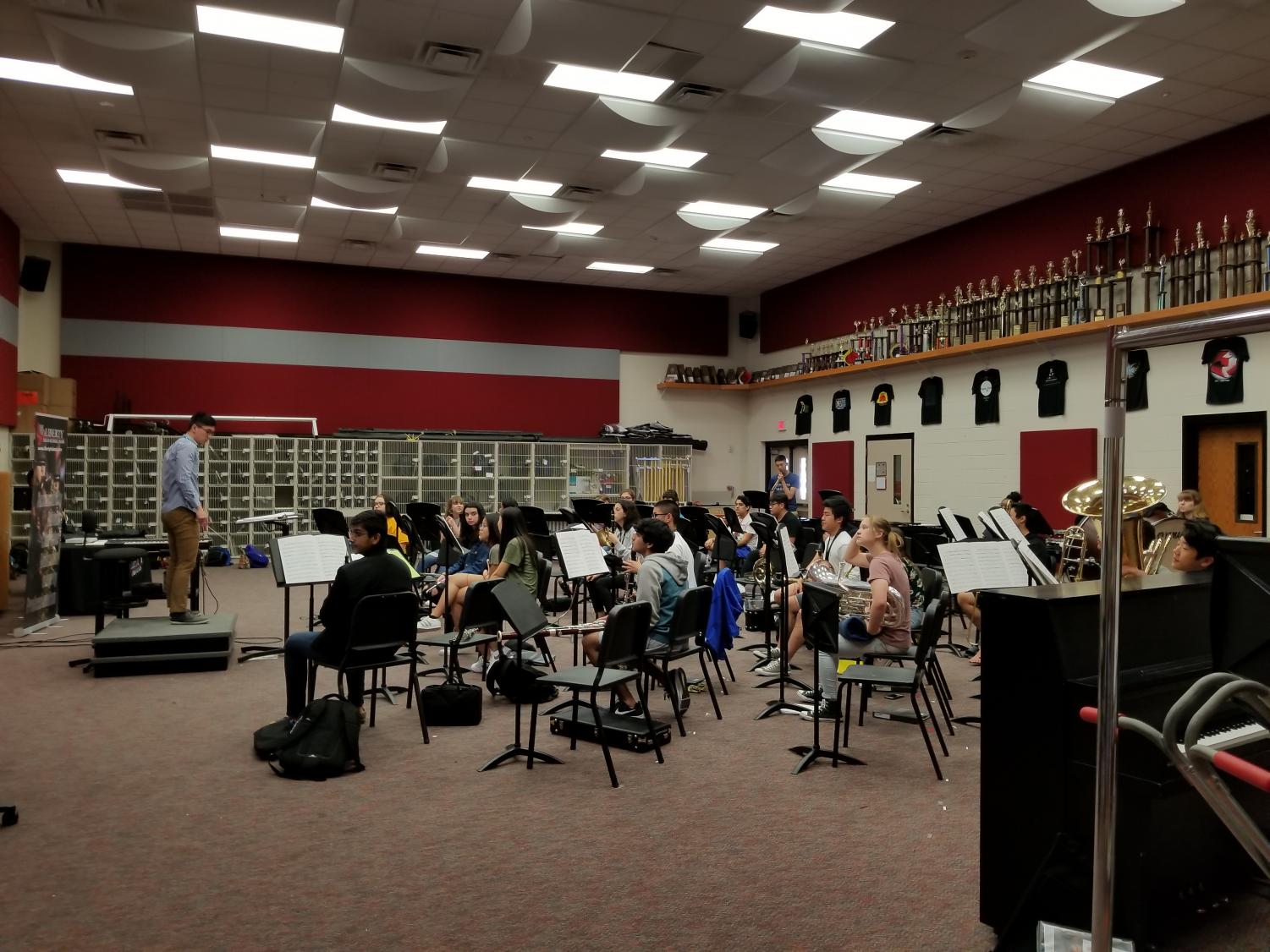 Eighth Graders Get Look At Band With Visual Camp Wingspan 0354