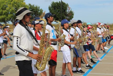 With The Little Elm Classic on Homecoming, September 28th, band members had to miss out on the annual event.  Although members of the band didnt have a chance to go, the band is hosting its own Homecoming Saturday letting members to put down their instruments for one night. 