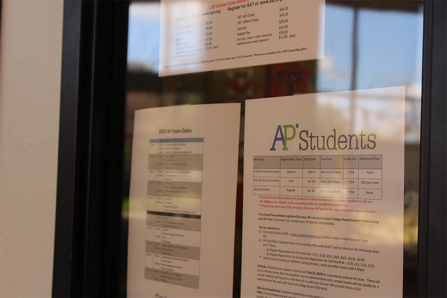 The window for students to drop semester AP courses closes Thursday at 4:30 p.m. Once the schedule change is made, the new schedule will be permanent and the grade from the original class will be transferred over to the new class.
