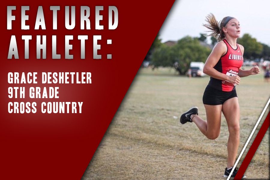 Freshman+Grace+Deshetler+is+kicking+her+high+school+career+off+with+a+running+start+in+cross+country.+Deshetler+likes+the+ability+teammates+to+push+each+other+in+the+sport%2C+and+plans+on+running+all+throughout+high+school.