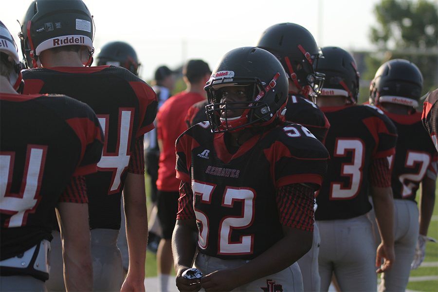 Friday night the Redhawks took on the Frisco Raccoons in a battle for first place. The Redhawks fell short, but not without a fight. 