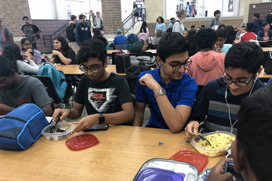 Looking on as his friend Satwik Ghoshal eats his lunch, Zain Rahmani has chosen to fast for religious reasons. Today marks the day of Ashura, therefore Rahmani along with many other Muslims on campus.