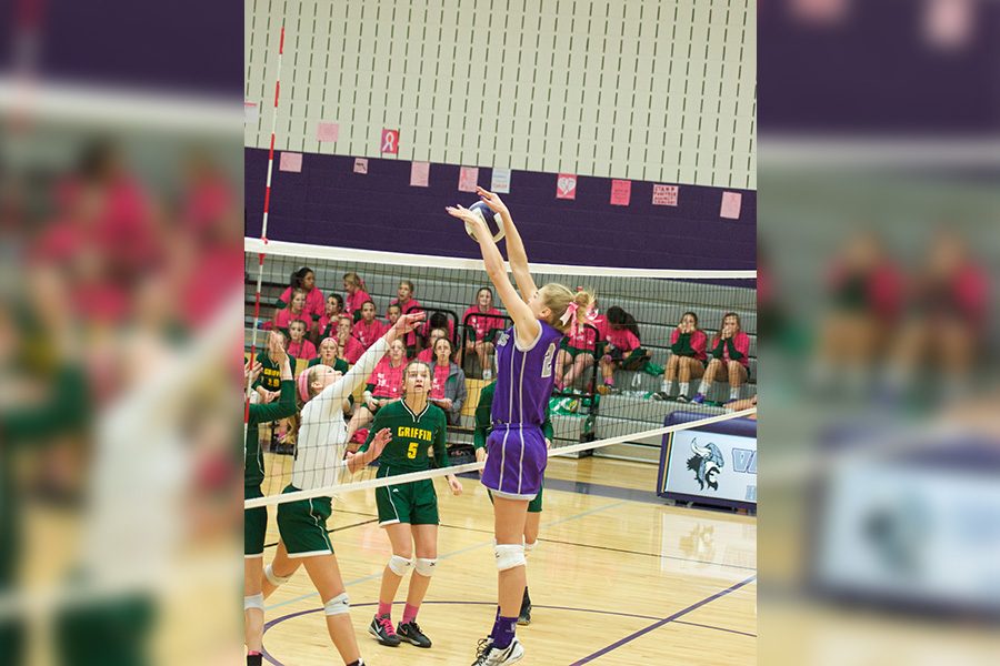Even as a middle schooler, Wenaas put an impressive block against opponents.