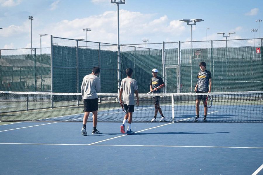 Redhawk tennis hosts the Independence Knights at The Nest on Tuesday, with hopes of achieving a win. Many players believe consistency and teamwork will secure the win.