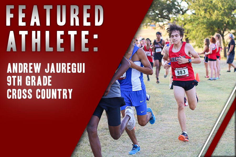 While freshman Andrew Jauregui runs individually, he enjoys the aspect of being part of a team with his peers. With a few meets under his belt this year, Jauregui feels confident about his future in the sport.