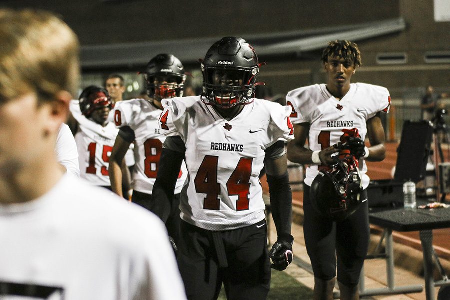 The football team kicked off their season with a win against Royse City. 
Rather than playing four quarters, the team played 4 sets of 10 offensive and 10 defensive plays in addition to a live 20 minute quarter.