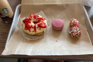 Staff reporter Kanz Bitar gives donuts a try in this weeks culinary crusade.