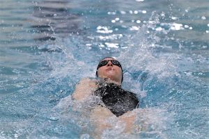 With few meets left before UIL, Redhawk swim took it to the pool for a competition against Reedy, Centennial, and Memorial High Schools. Junior Maria Oushalkas feels she did well, placing third overall.
