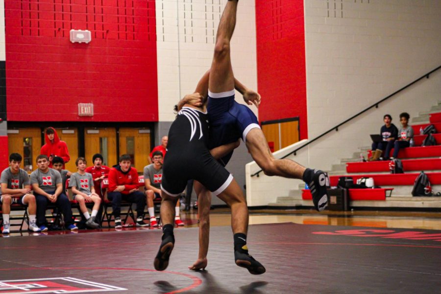 The Redhawks wrestling teams competed in the Panther Invitational Friday and Saturday in Addison with two boys winning their weight divisions, and multiple others finishing in the top three. 