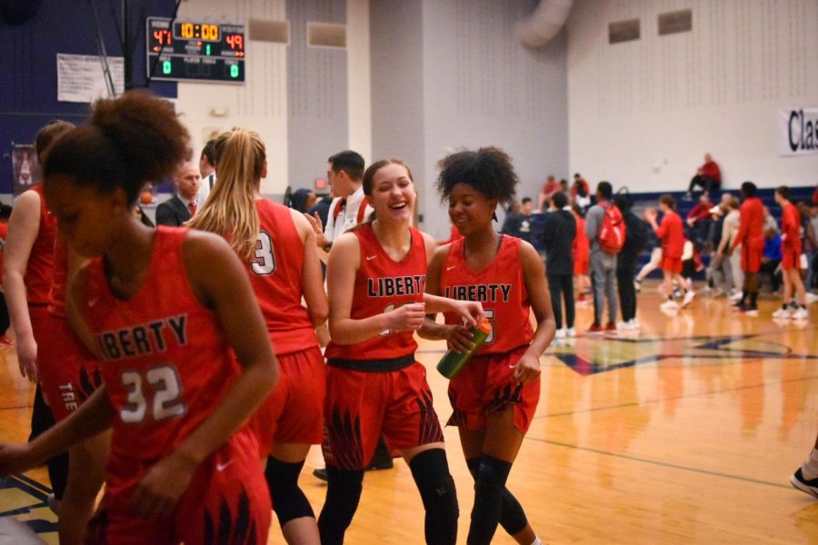 After a 36-22 win against Wakeland, the girls record is now 12-3. This placing them in third place in District 9-5A.