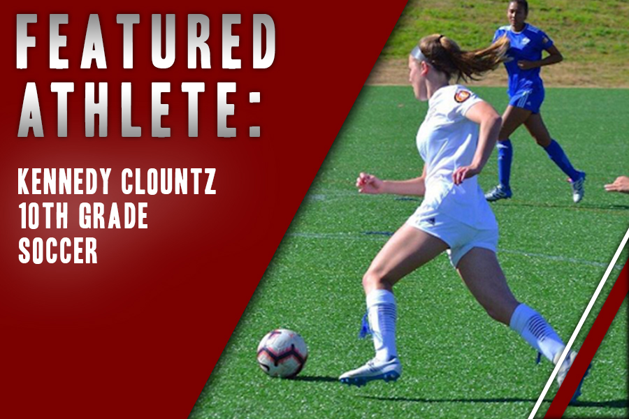 Sophomore Kennedy Clountz runs the ball down the field toward. Already in a verbal commitment to play for TCU, Clountz doesnt on plan stopping the sport anytime soon.