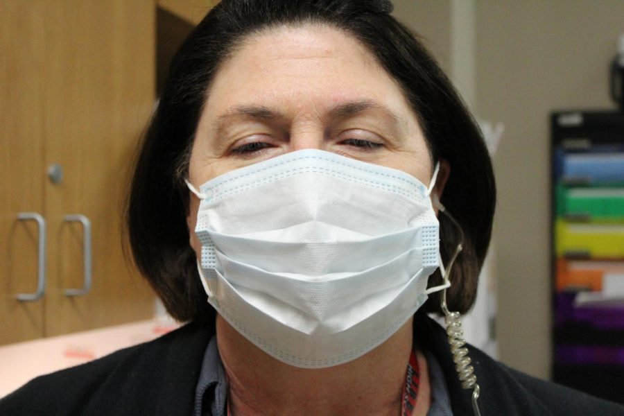 Nurse Emily Mikeska wears a medical mask amidst the coronavirus outbreak. Frisco ISD emailed parents and guardians Thursday at 4:30 p.m. with information on plans to prevent and control the coronavirus. 
