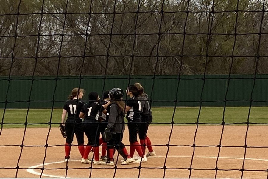 The softball team is taking the break from school, but not from the mound. The team will host Heritage High School at 12:00 p.m.