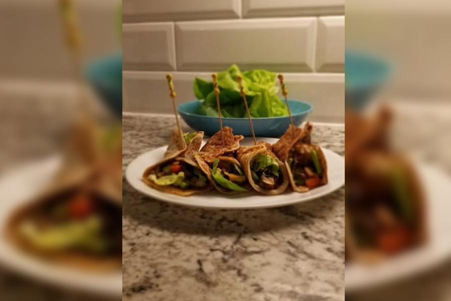 After trying out potato wraps from Kroger, Girish decided to make them at home. Made of potatoes, milk, and rice flour, these potato wraps turned out better than expected. 