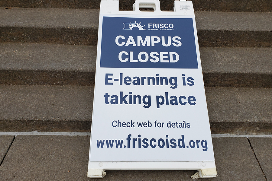 With campus closed until at least May 1, the eLearning platform will continue for another four weeks. These four weeks will not include any major grades, as assignments taken up as grades will only count as minor grades.