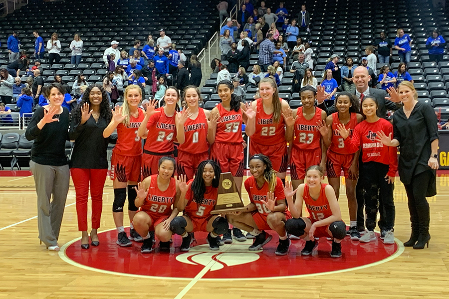It took three overtime periods, but the girls basketball team got their 5th win of their playoff run by outlasting Midlothian in triple overtime on Saturday, Feb. 29, 2020. The win gives the girls basketball team their second straight trip to the 5A state semifinals. 