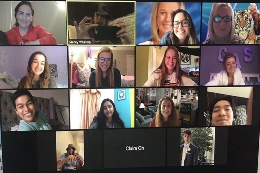  Hoping to celebrate the seniors, senior student council members and principal Ashley Rainwater brainstormed on Zoom. Although students wont be hitting the dance floor at the W Hotel, originally scheduled for Saturday, April 4, a virtual prom will be held online.