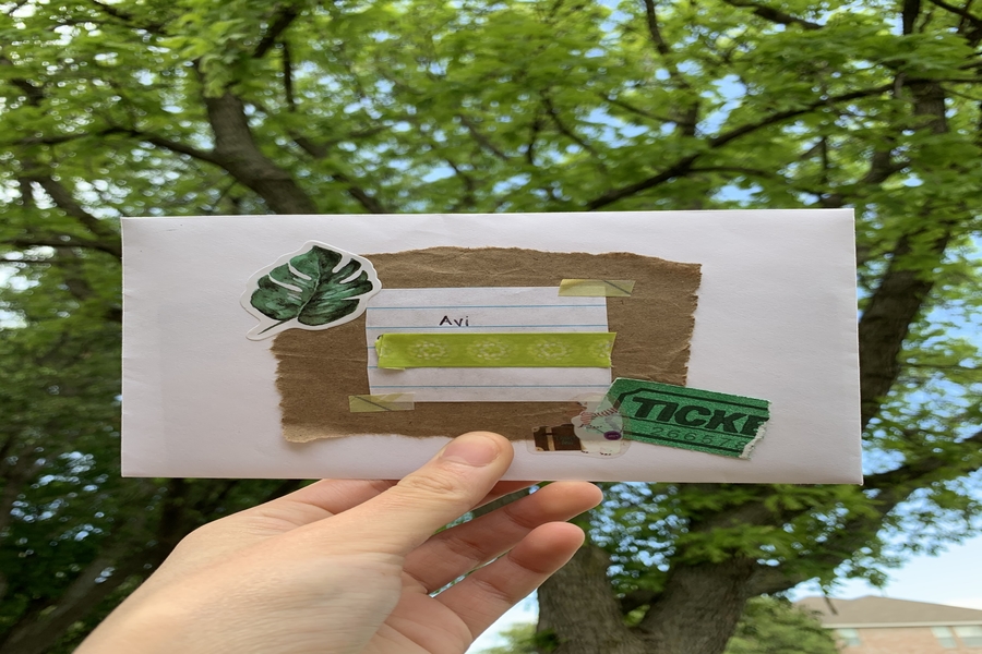 It may not be chatting with a friend face to face, however a few students on campus have been filling the void by writing letters to each other. Students enjoy connecting in a creative way.