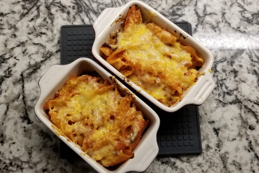 Baked pasta is a make-it-your-own kind of dish for Girish. According to her, whether you add in vegetables or keep it traditional, the baked element of the dish adds a special flavor as the melted cheese forms a soft crust over the pasta. 