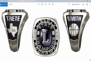 After returning from San Antonio as 5A state champs, the girls basketball team has the opportunity to design their state champion rings. For the athletes, this serve as unique keepsake from their time together as a team. 
