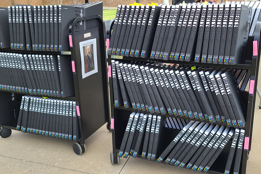 Contactless yearbook pick-up continues Friday with the classes of 2022 and 2023 being able to pick up their yearbook in front of the school from 10 a.m. - 3 p.m. Members of the classes of 2020 and 2021 that did not pick up their yearbooks on Tuesday, may do so Friday. Students who have not purchased a yearbook can still buy one at pick-up. Yearbooks will be $85, check only, written to Liberty High School with the student’s ID number. 
