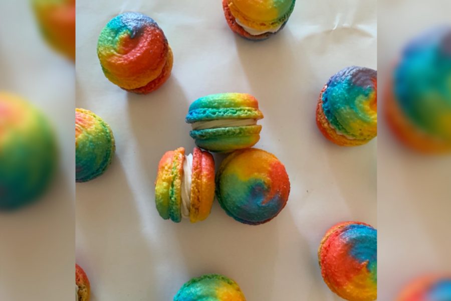 Though Red velvet is a fan favorite, Beeler likes introducing special flavors during the Holiday and summer time. Back in June, a special rainbow macaroon flavor was introduced for LGBTQ+ Pride Month. 