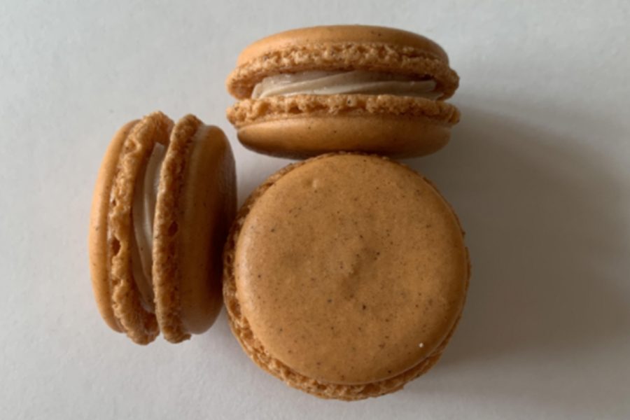 Just in time for fall, the Tearose bakery introduces Pumpkin spice flavored macaroons.