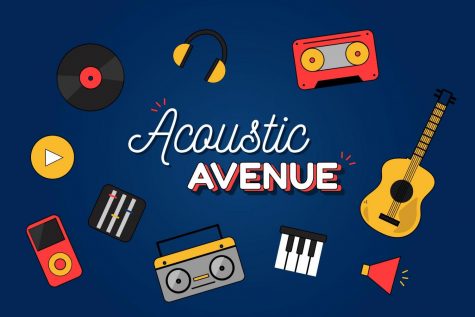 Senior Aarya Oswal introduces herself as the new host for Acoustic Avenue.