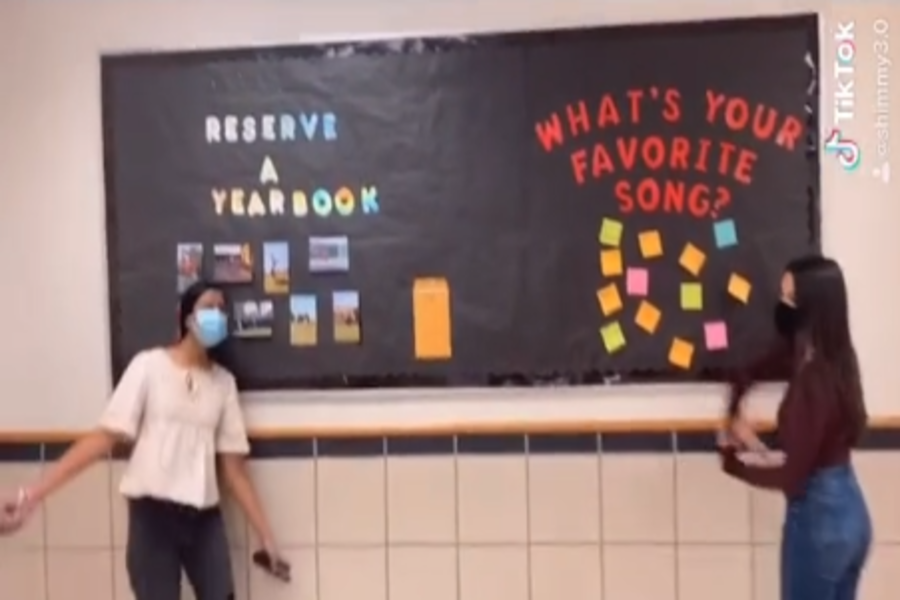 Selling yearbooks when half of the student body is in the virtual academy is difficult. Yearbook moves to TikTok to help remind students to buy the yearbook. 