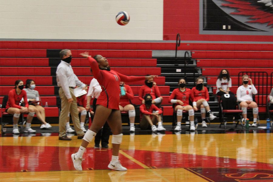 The volleyball team takes on the undefeated Lebanon Trail, Tuesday night. The team hopes to win because this game determines their playoff run spot.