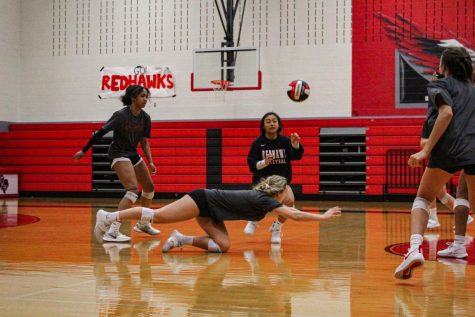 The Redhawk volleyball heads to Emerson High School on Tuesday to face the Mavericks. The Redhawks are 6-0 in District 10-5A, and sit in first place, giving them motivation heading into the game.