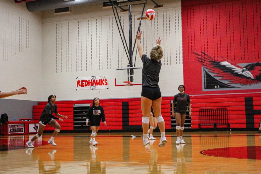 The Coyotes head to The Nest on Tuesday to face the Redhawk volleyball team in a district matchup. They are coming off a win on Friday against Emerson, and hope to carry the same momentum into Tuesday.
