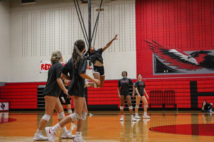 This is what the average volleyball game looks like in high school. However, junior Scott McCord is looking to change the landscape opening the sport to all Redhawks.