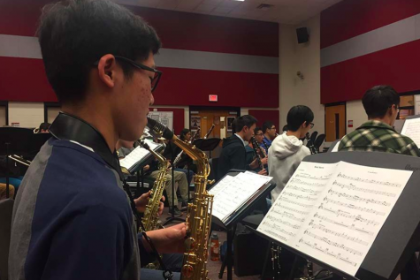 Moving onward in the UIL competition season, each band student has been perfecting their solo which they will perform in February and April. For many students who were previously online, the solo contest will be an entirely new experience. 

