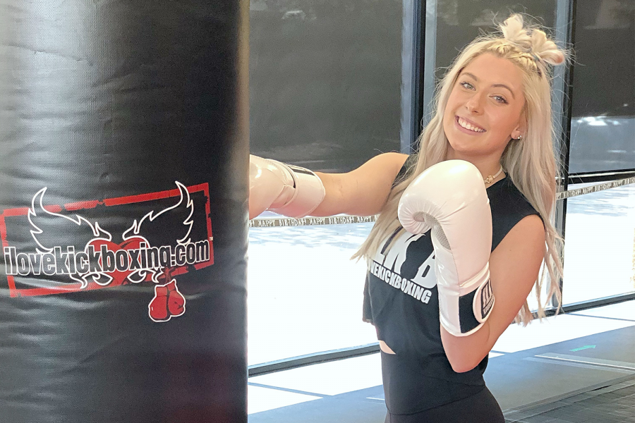 Working as a fitness trainer at iLoveKickboxing, Jones works closely with her athletes to help them stay on track and achieve their goals. 