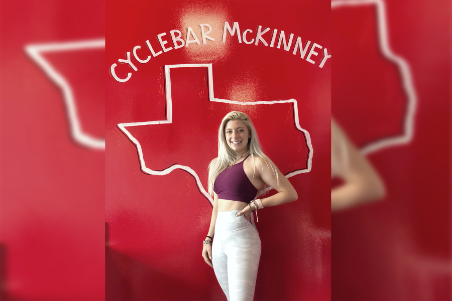 Outside of soccer Jones has found a home in cycling, where she is now an instructor and leads her own classes at Cyclebar Mckinney.  From crafting playlists to teaching several classes a week, Jones seamlessly balances school with her jobs.  