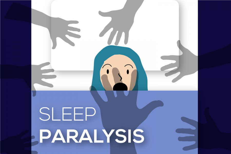 Sleep paralysis is often accompanied by hallucinations. These vivid images can be categorized as intruder, incubus, or vestibular motor. Intruder hallucinations are made up of an evil presence in the room. Incubus hallucinations often co-occur with intruder, and they carry feelings of pressure on the throat, causing the sleeper to feel chocking sensations. Vestibular motor hallucinations are accompanied with out-of-body feelings like floating. 