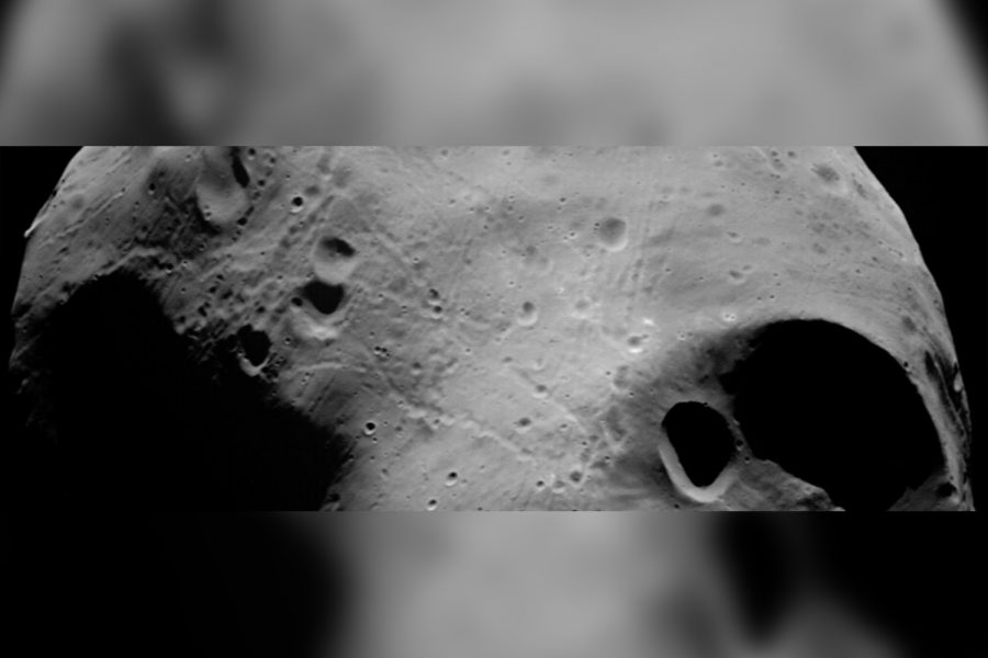 How the large monolith-like structure on Mars’ moon, Phobos, was formed has led to many different theories, but perhaps nobody will ever know the truth. 