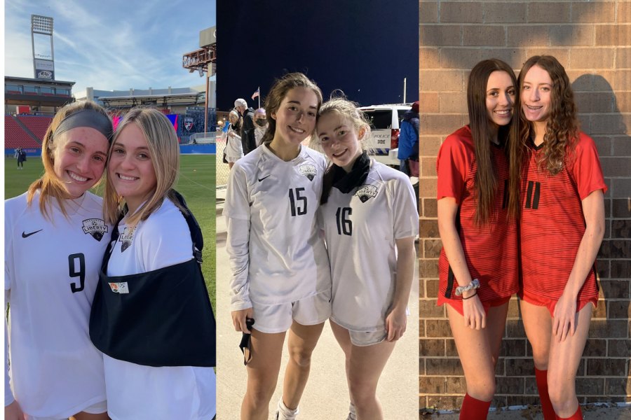 Three seniors on the soccer team get the opportunity to ens their last year of high school soccer playing with their younger sister. For all six, they love the opportunity to play with each other and finds that it pushes them to be better athletes.
