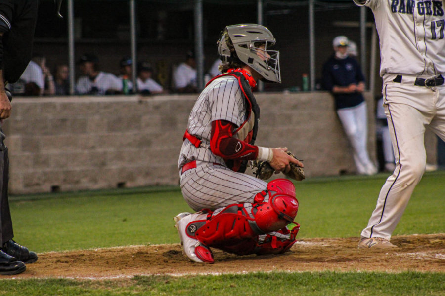 Last+district+game+for+the+Redhawk+baseball+team%2C+before+they+head+into+playoffs.+The+team+takes+on+Lone+Star+at+The+Nest+at+7.