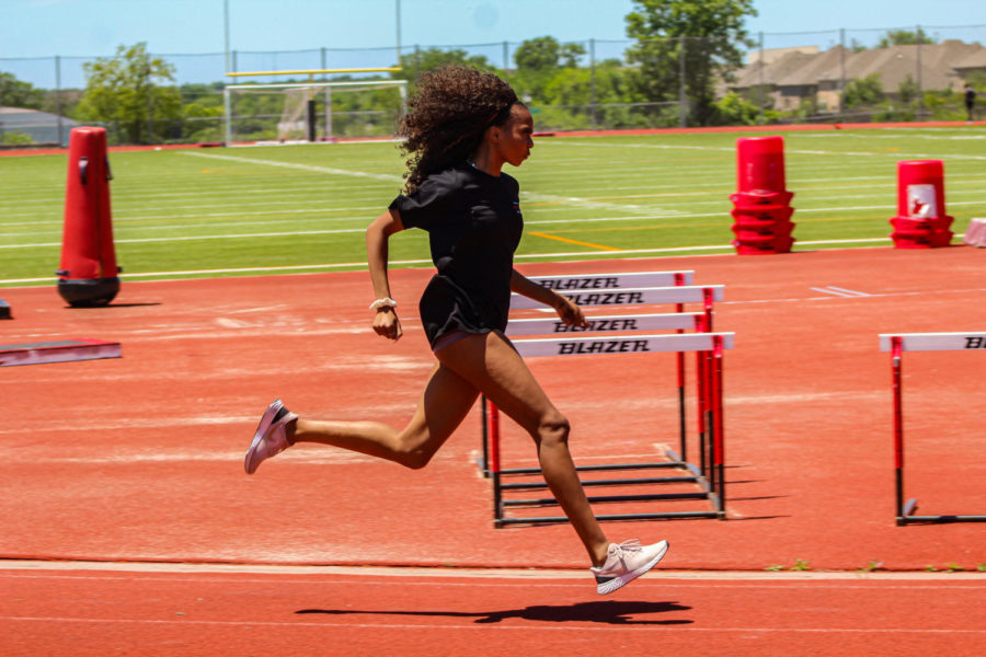 The Redhawks track team kicked off its 2022 season in McKinney Friday and Saturday. The girls team, led in part by senior Cori Ross, and the boys team each set several individual personal records. 