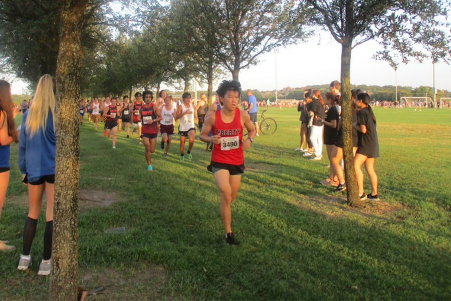 Returning to a course that presented some hilly challenges for the Redhawks cross country team, junior Fernando Leyva-Montiel and the rest of the team were back at Myers Park for round two Saturday at the McKinney Boyd Bronco Stampede with most of the Redhawk runners improving their times. 