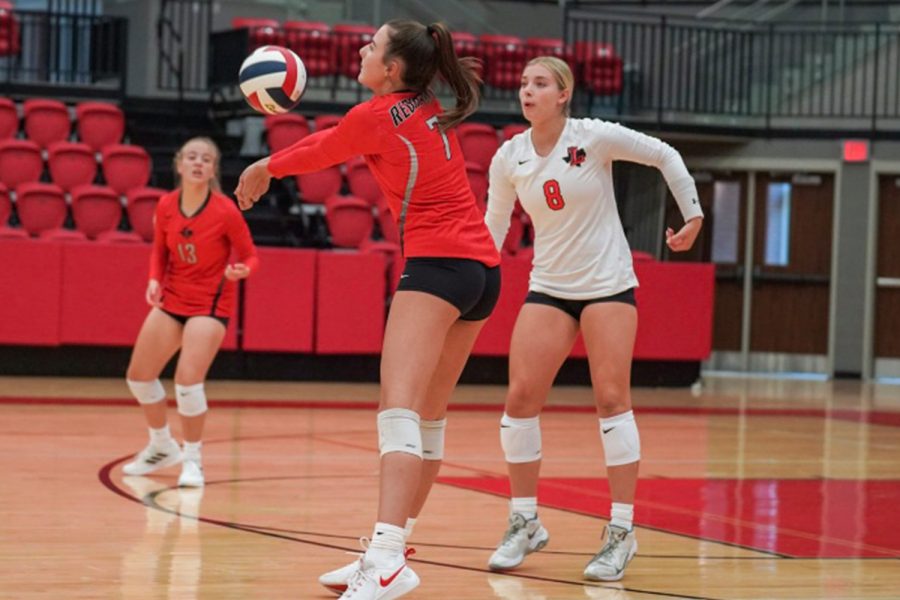 Starting their district season with three wins the volleyball team faces Centennial, when they hope to claim another win. The game is located at The Nest and will begin at 5:30 p.m.