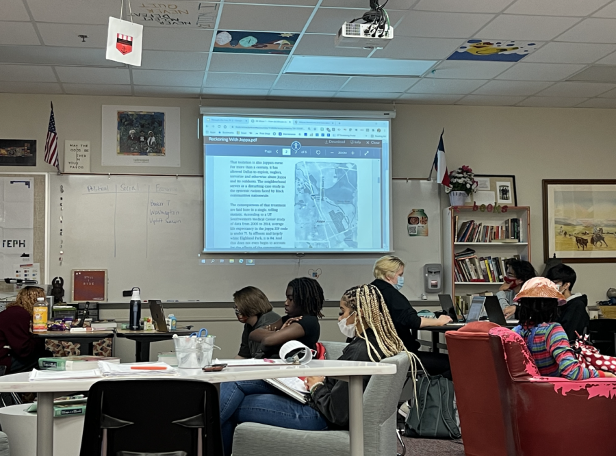 After years of advocating, an effort originally started by social studies teachers in Houston ISD, the state of Texas officially recognized an African American studies course to be taught in high schools across the state in late April. This year, the course has made its debut in Frisco ISD classrooms and on campus, with students diving deep into the history of Black Americans. 
